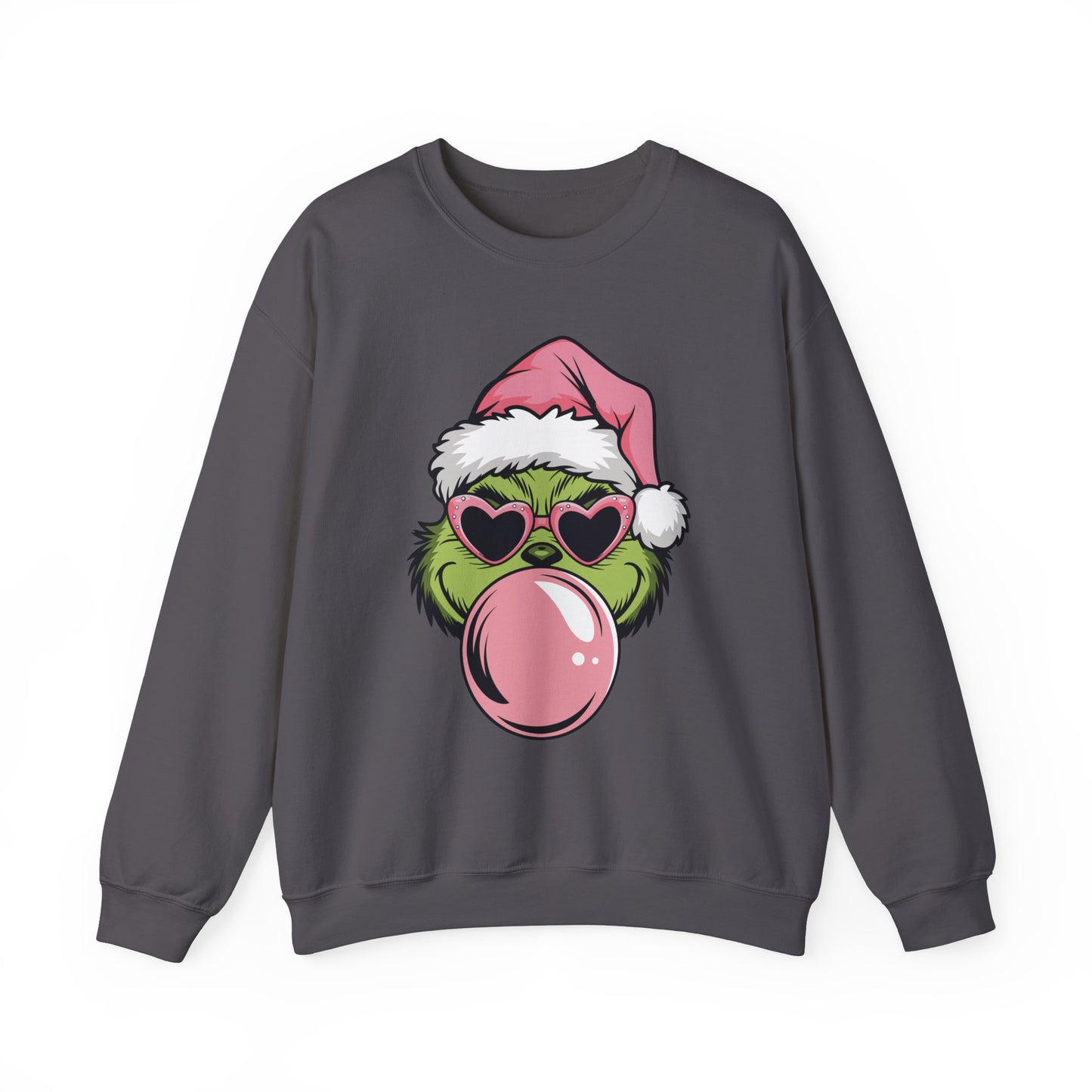 Bubble Gum Grinch Christmas Sweatshirt