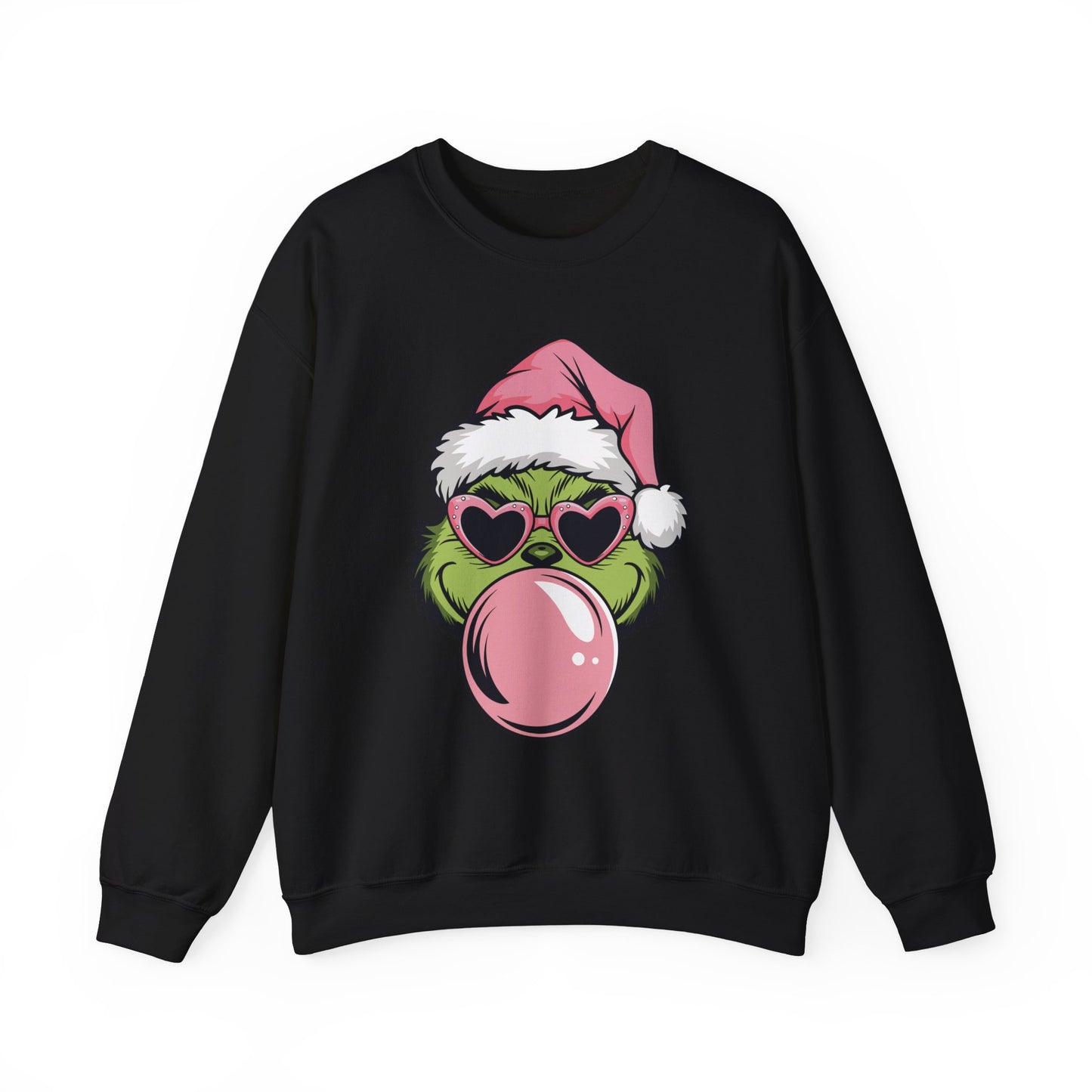 Bubble Gum Grinch Christmas Sweatshirt