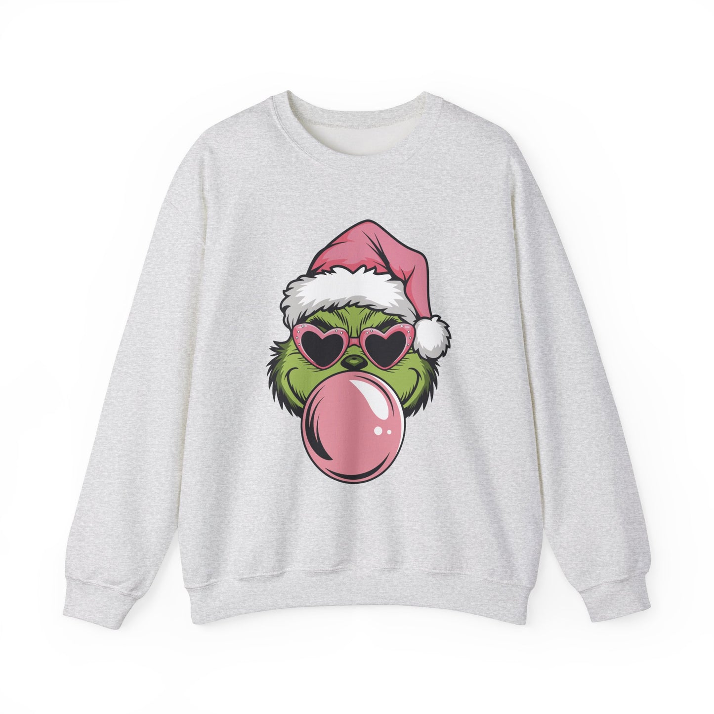 Bubble Gum Grinch Christmas Sweatshirt