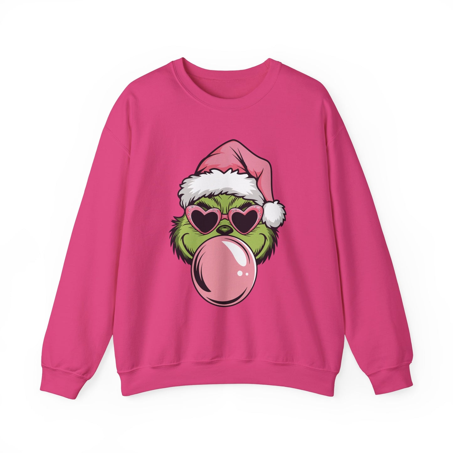 Bubble Gum Grinch Christmas Sweatshirt