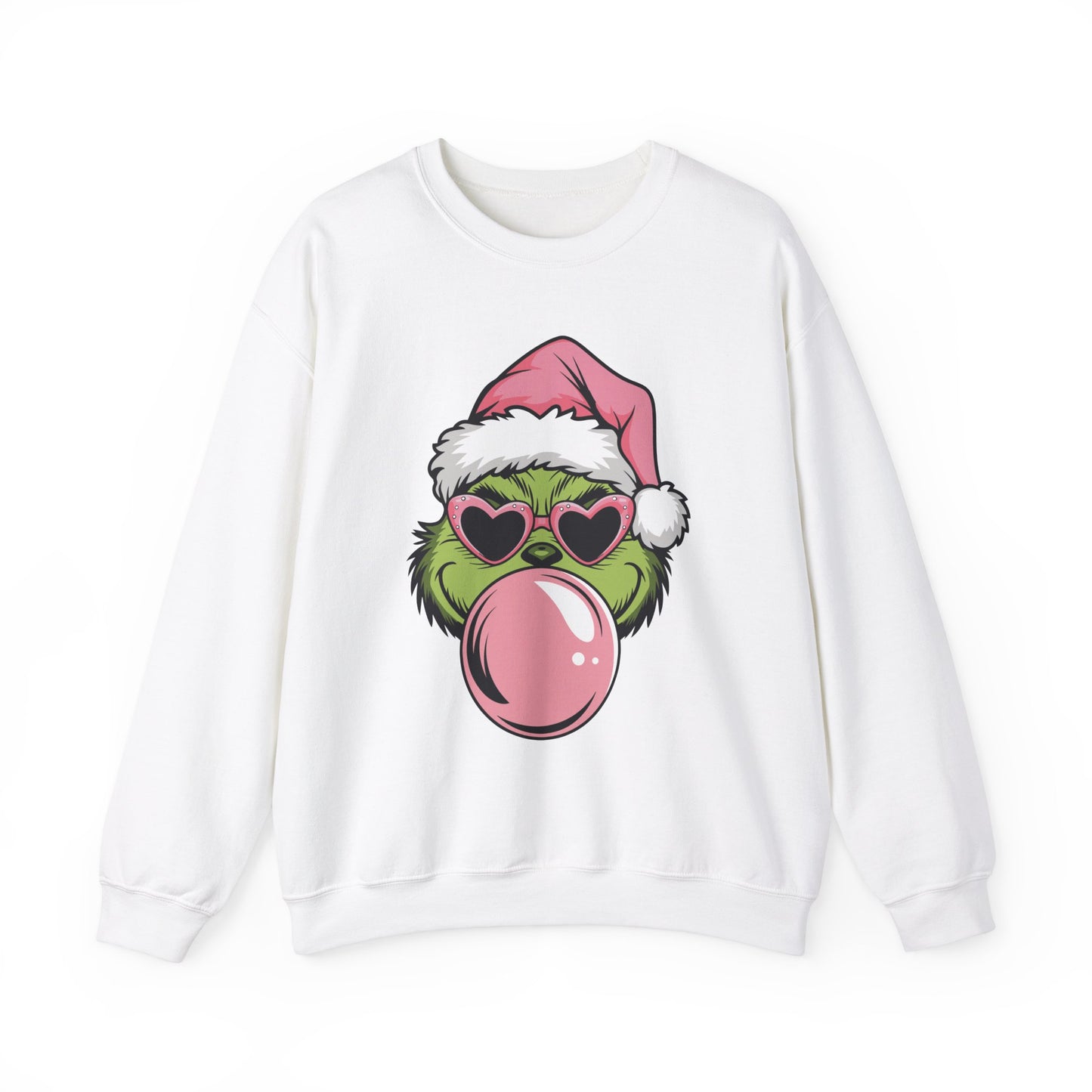 Bubble Gum Grinch Christmas Sweatshirt