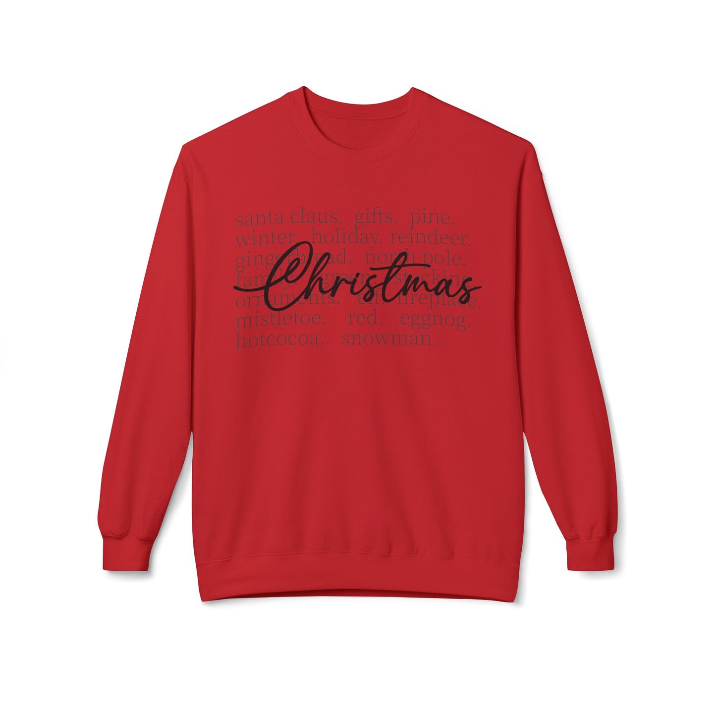 Christmas Holiday Crewneck Sweatshirt - Santa, Rudolph, and More Festive Designs