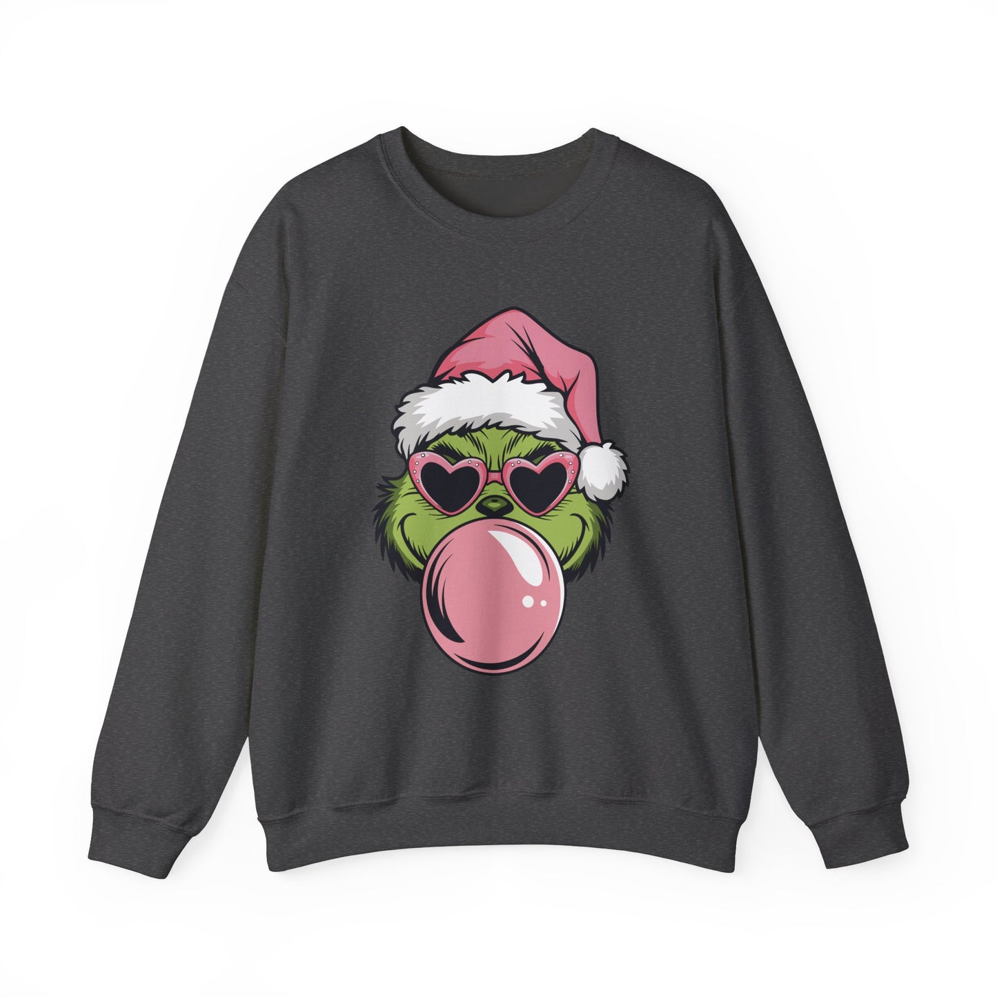 Bubble Gum Grinch Christmas Sweatshirt