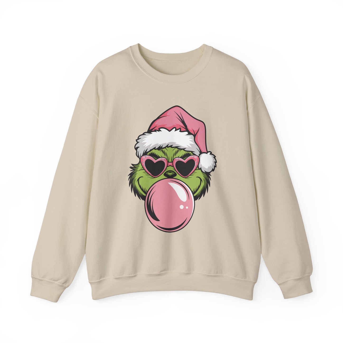 Bubble Gum Grinch Christmas Sweatshirt